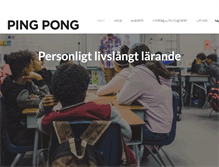 Tablet Screenshot of pingpong.se