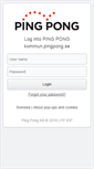 Mobile Screenshot of kommun.pingpong.se